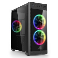 BOOST VK-C013B 500W USB 3.0 ATX 3XRGB (5 RENK) FANLI KASA POWER BOOST - 1